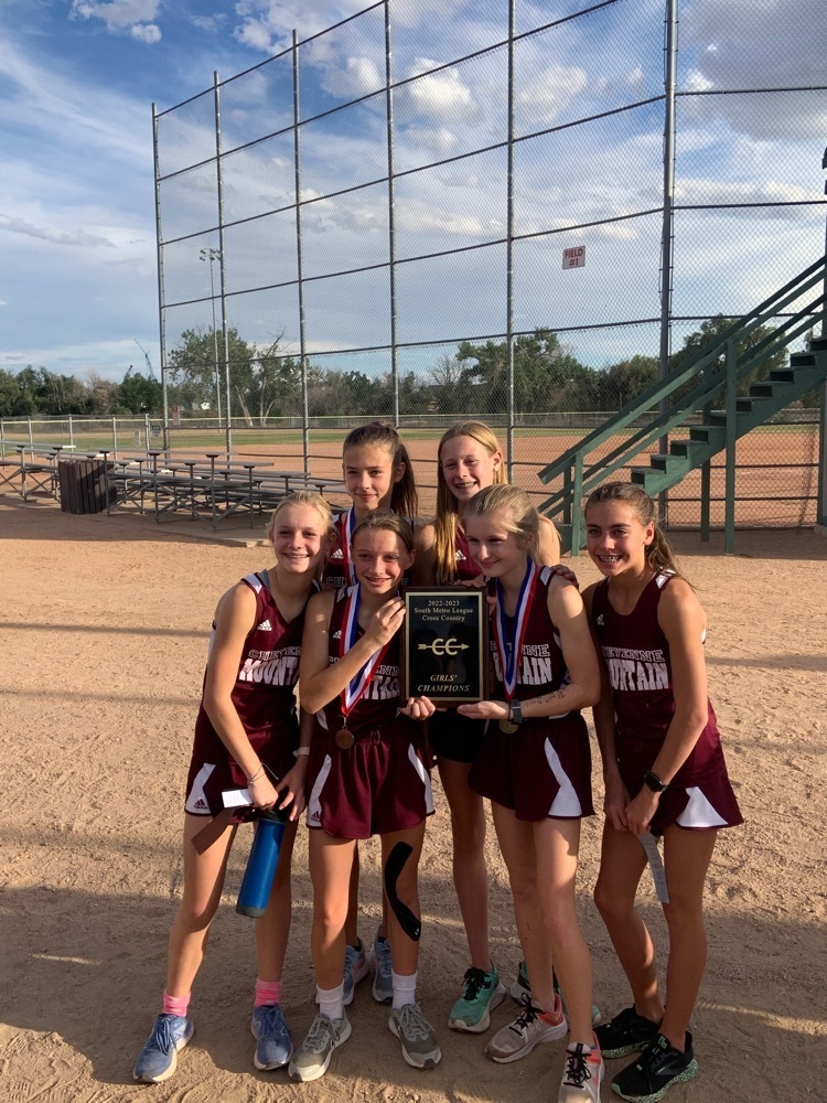 Congratulations to the CMJH girls and boys Cross Country teams!! The girls took 1st place at the South Metro League Meet and the boys placed 2nd!!
