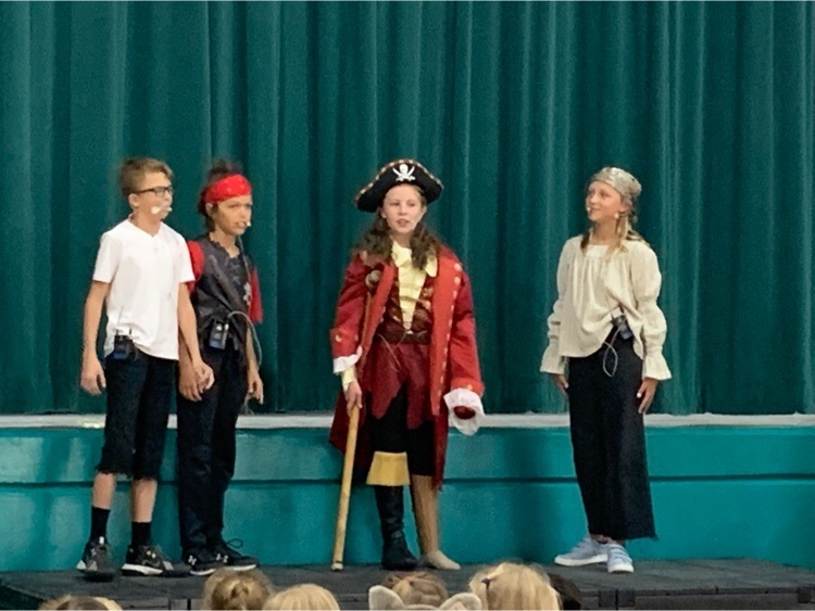 Everybody listens when a feared pirate bellows.