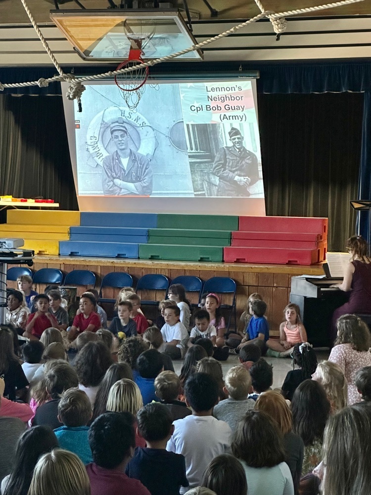 Skyway 2nd grade performers, under the direction of Ms. Runkle-Cochrane, celebrated our veterans and active duty armed services.  We salute our families for their service!