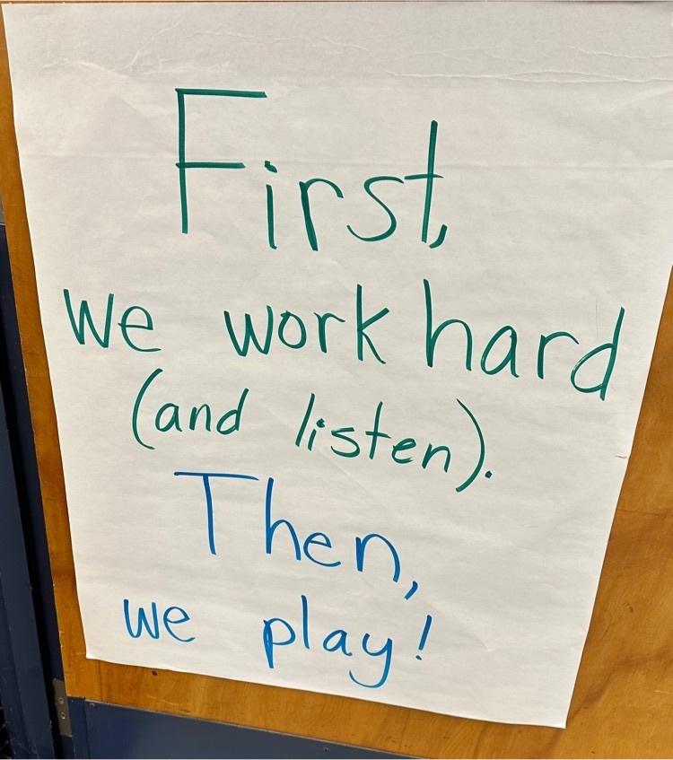Skyway students engaged in morning literacy and technology.  Remember, “First we work hard (and listen), then we play”… words of wisdom, indeed!