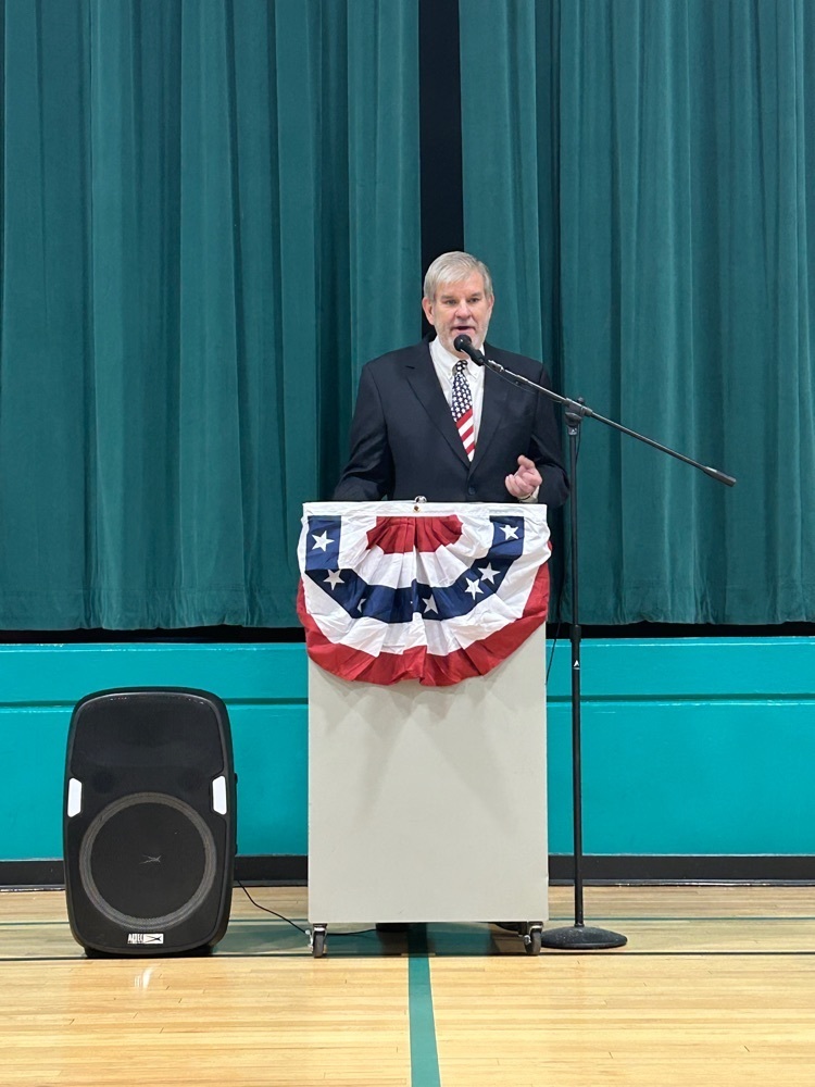 Our own Mr Trussell returned this year as our Veterans Day guest speaker