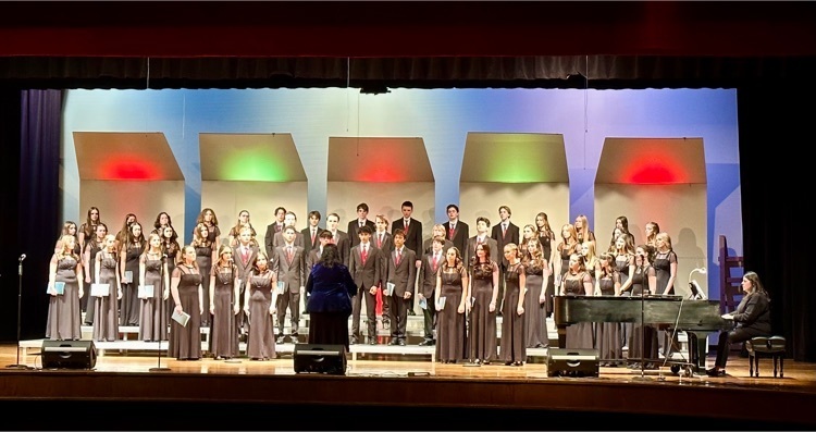 A spectacular Winter Concert this evening by CMHS Choirs
