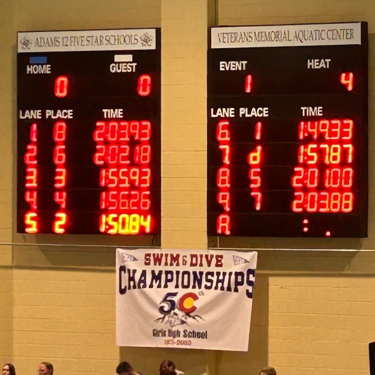 That's CMHS in lane 6!