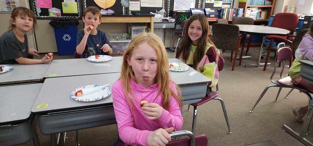 Sushi anyone? Our Gold Camp Cougars After School Cooking class enjoyed savory and sweet recipes. Although candy sushi was a big hit!
