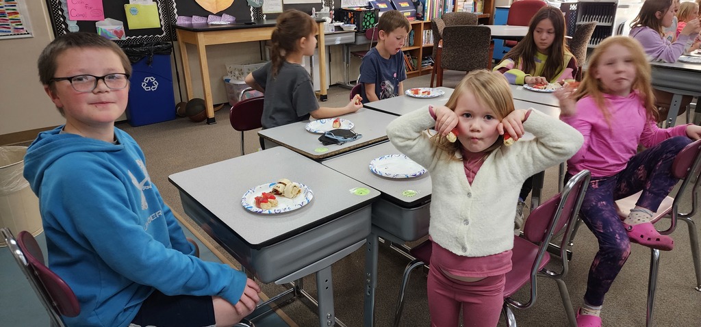 Sushi anyone? Our Gold Camp Cougars After School Cooking class enjoyed savory and sweet recipes. Although candy sushi was a big hit!