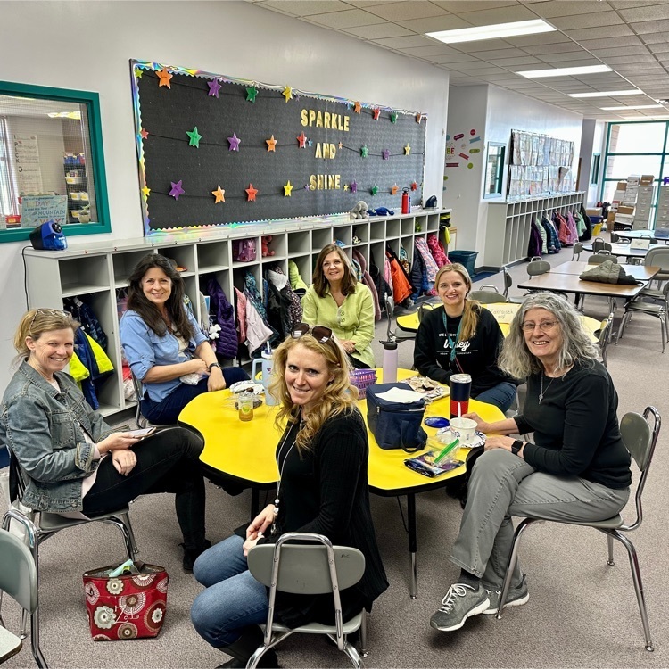 Some of PVE's incredible educators taking a brief lunch break before being back in action with our Wolves...